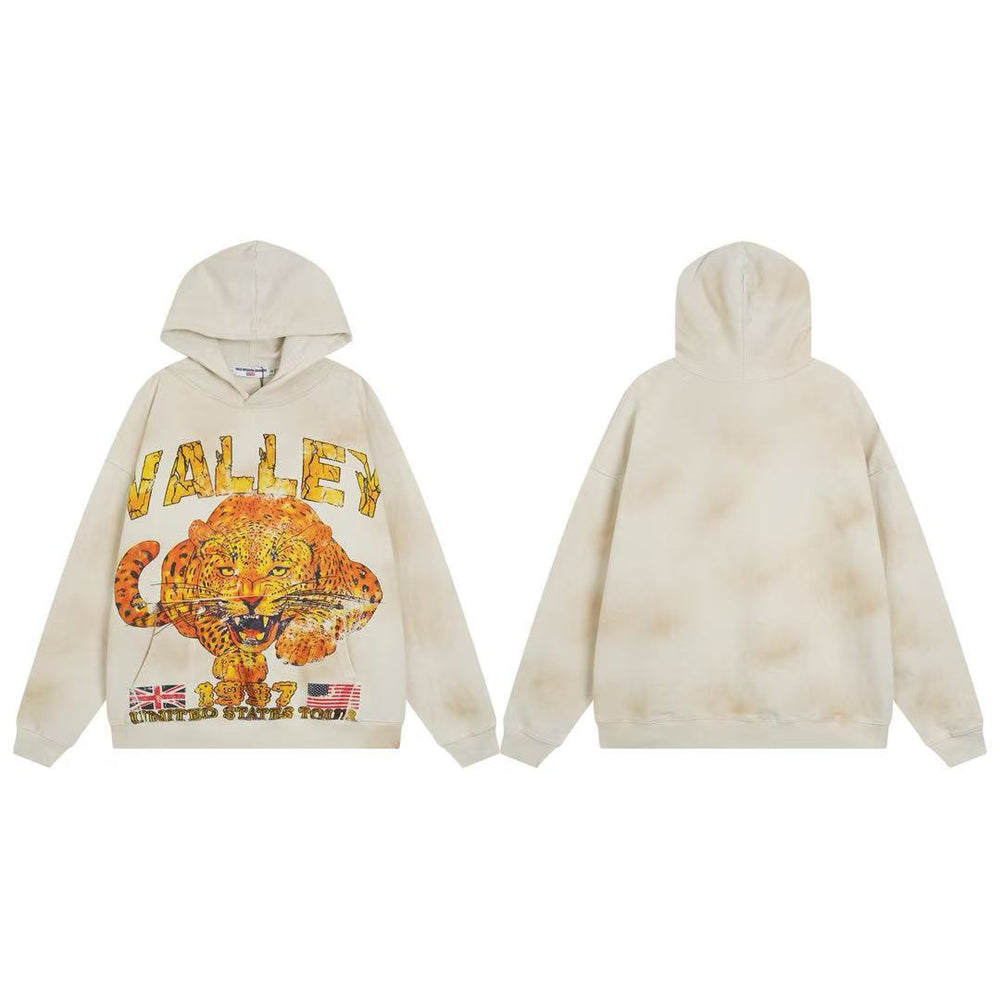 Vale Forever Tiger Graphic Wash Hoodie