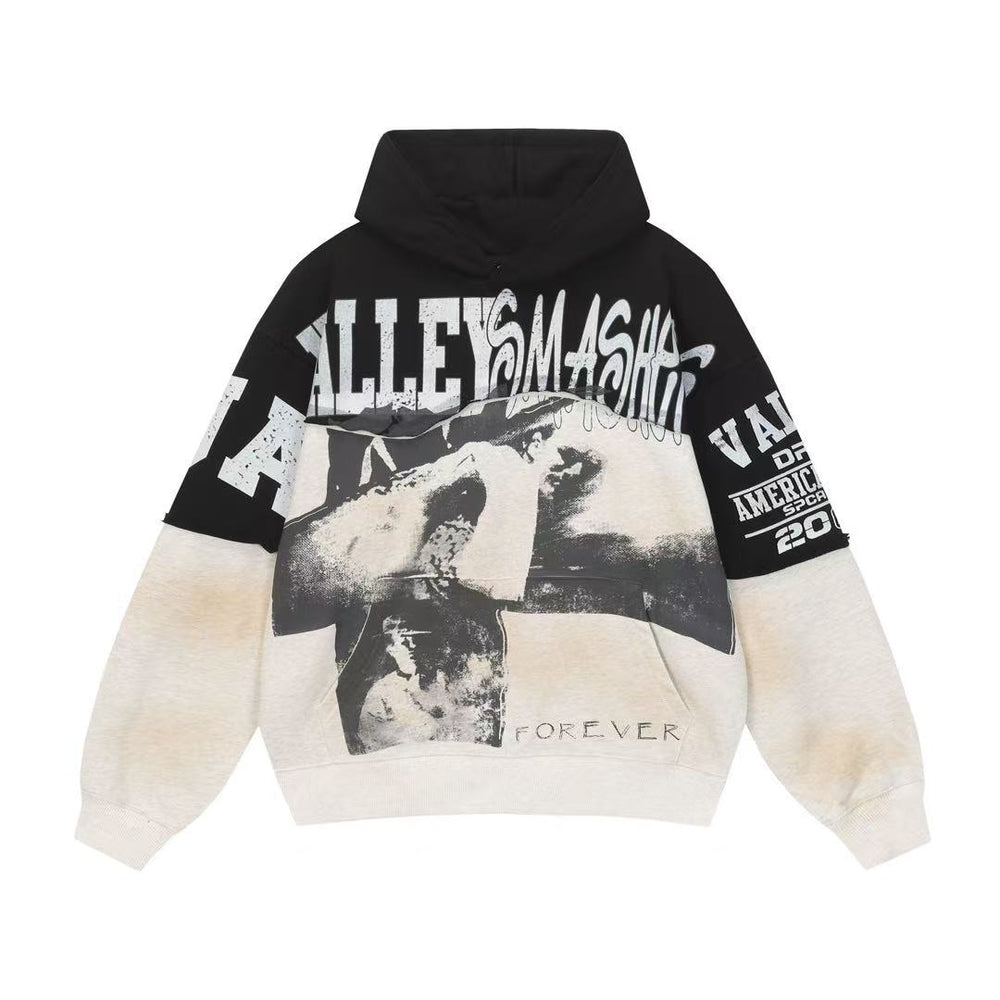 Vale Forever Gradient Portrait Graphic Hoodie