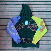 VALE Valley Dreams Neon Zip-Up Hoodie