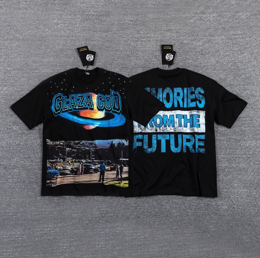 GLAZA GOD Memories from the Future Graphic T-Shirt
