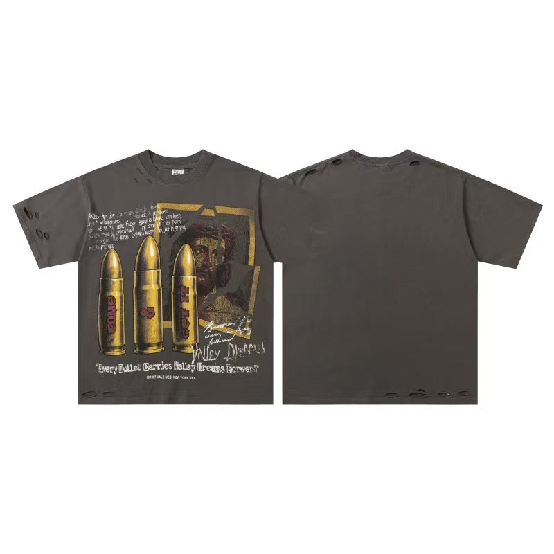 Vale Forever Faith Thrashed Tee Grey