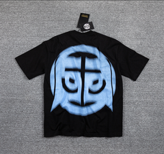 GLAZAGOD Galactic Skull Double-Sided Graphic T-Shirt