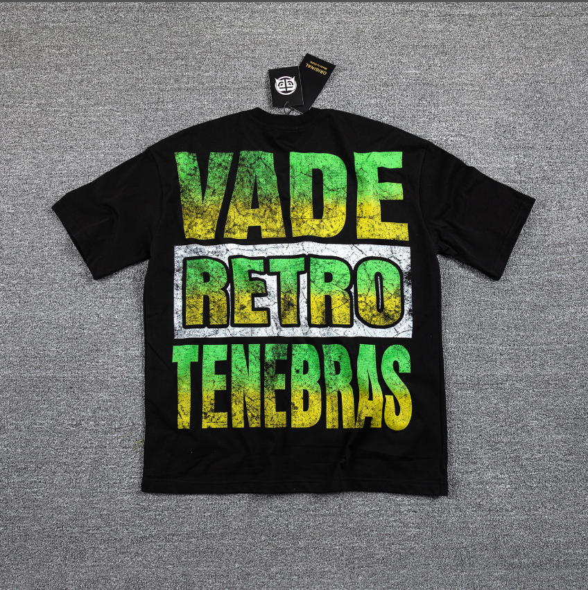 GLAZAGOD Vade Retro Tenebras Graphic T-Shirt