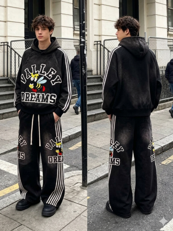 Vale Forever Valley Dreams Bee Graphic Tracksuit Set