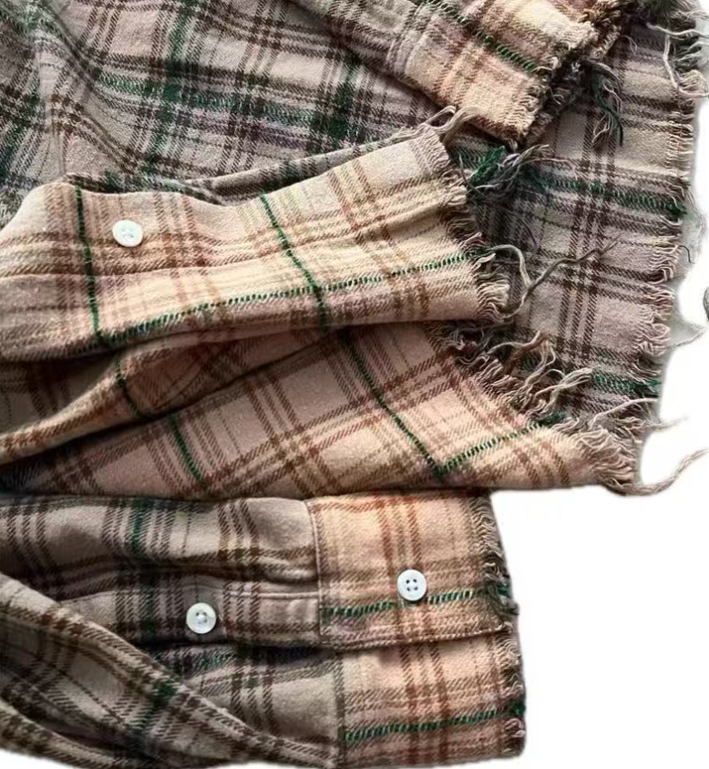 False Perception Rolling Stones Brown Cream Flannel