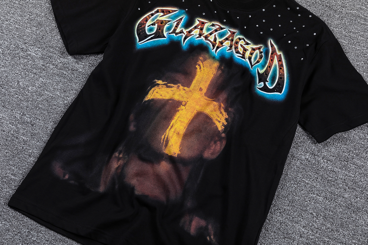 GLAZAGOD Blessed in the Vision Graphic T-Shirt