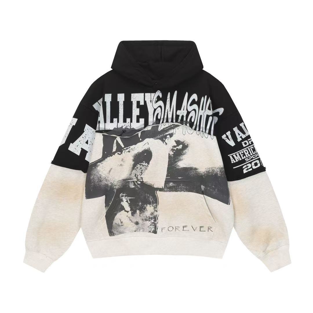 Vale Forever Gradient Portrait Graphic Hoodie