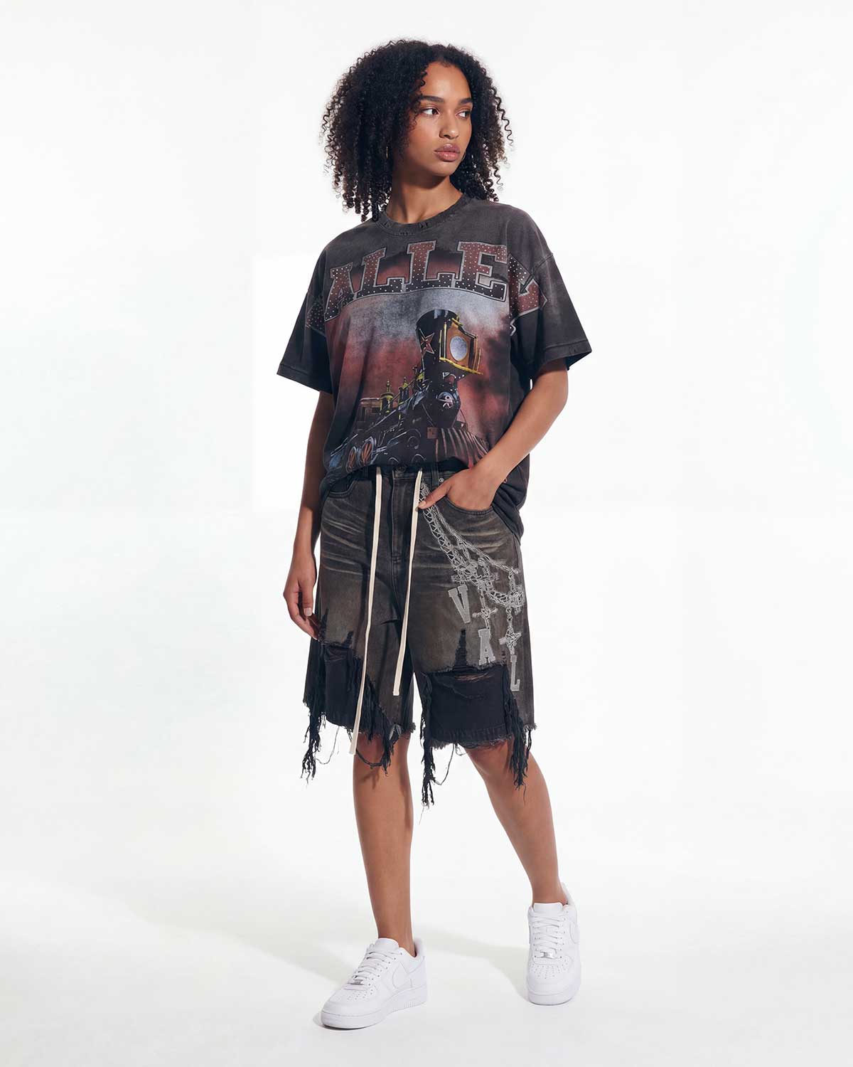 Vale Forever A Train Bling Tee Black