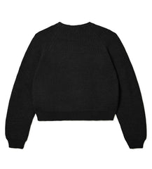 Vale Forever Fisherman Knit Sweater Black