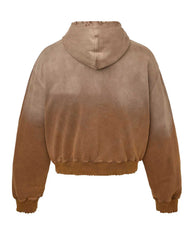 Vale Forever Vanderbilt Zip Up Hoodie Brown