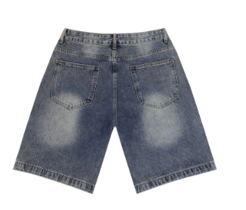 Vale Forever Valley Colorblock Embroidered Denim Shorts
