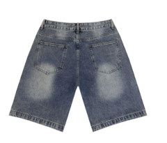 Vale Forever Valley Colorblock Embroidered Denim Shorts