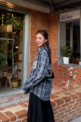 False Perception Iron Cross Embroidered Flannel