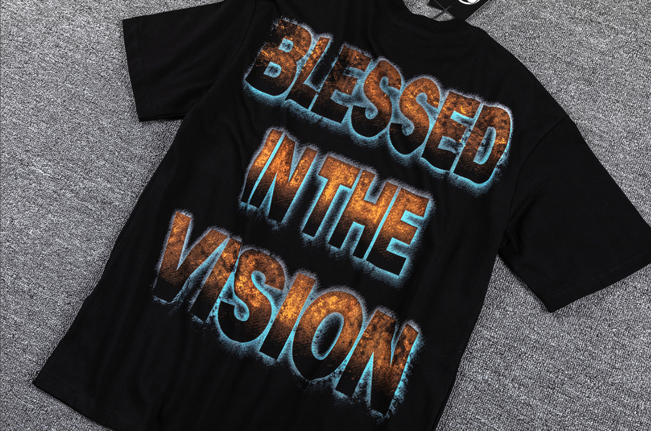 GLAZAGOD Blessed in the Vision Graphic T-Shirt