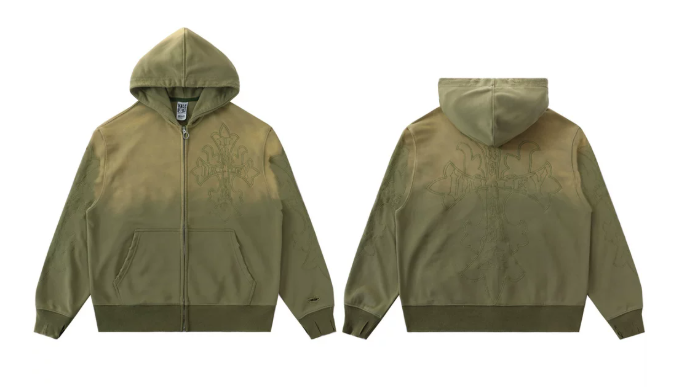 Vale Forever Olive Cross Vintage Tracksuit Set