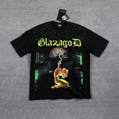 GLAZAGOD Vade Retro Tenebras Graphic T-Shirt
