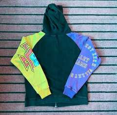 VALE Valley Dreams Neon Zip-Up Hoodie