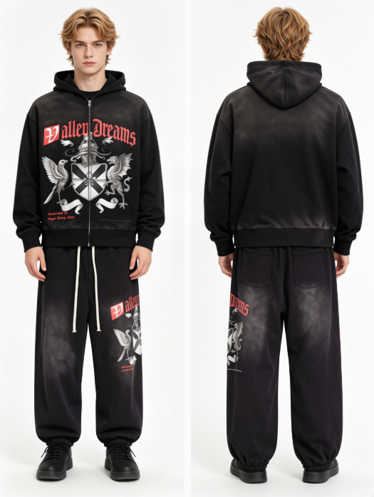 Vale Forever Fallen Dreams Gothic Tracksuit Set