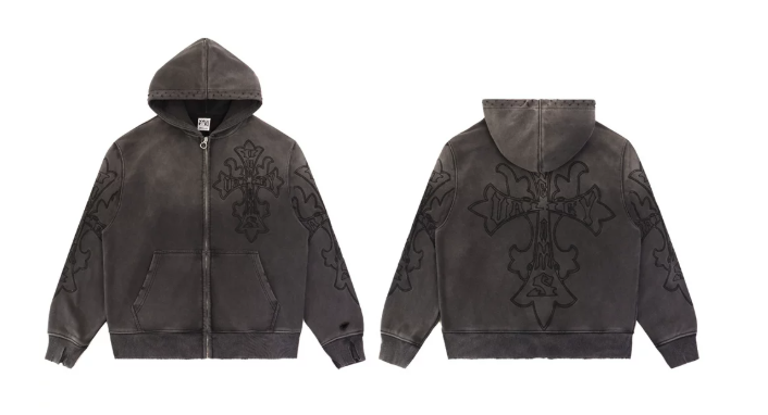 Vale Forever Grey Cross Vintage Tracksuit Set