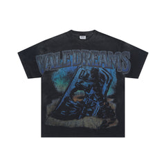 Vale Forever Dog Tag Big Tee Black