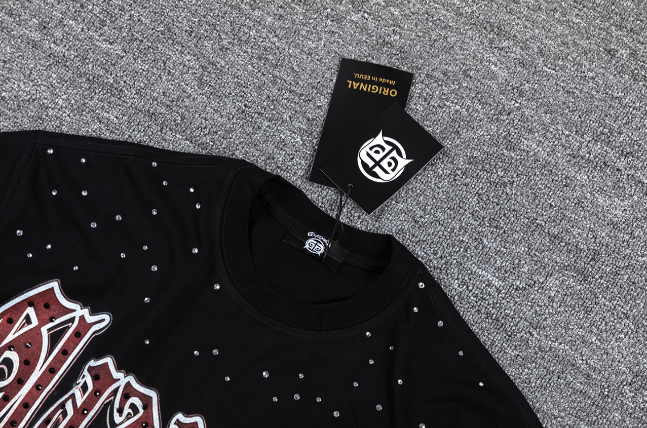 GLAZAGOD Welcome For Pain Red Cross Graphic T-Shirt