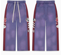 Vale Forever Purple Tie-Dye Varsity Sweatpants