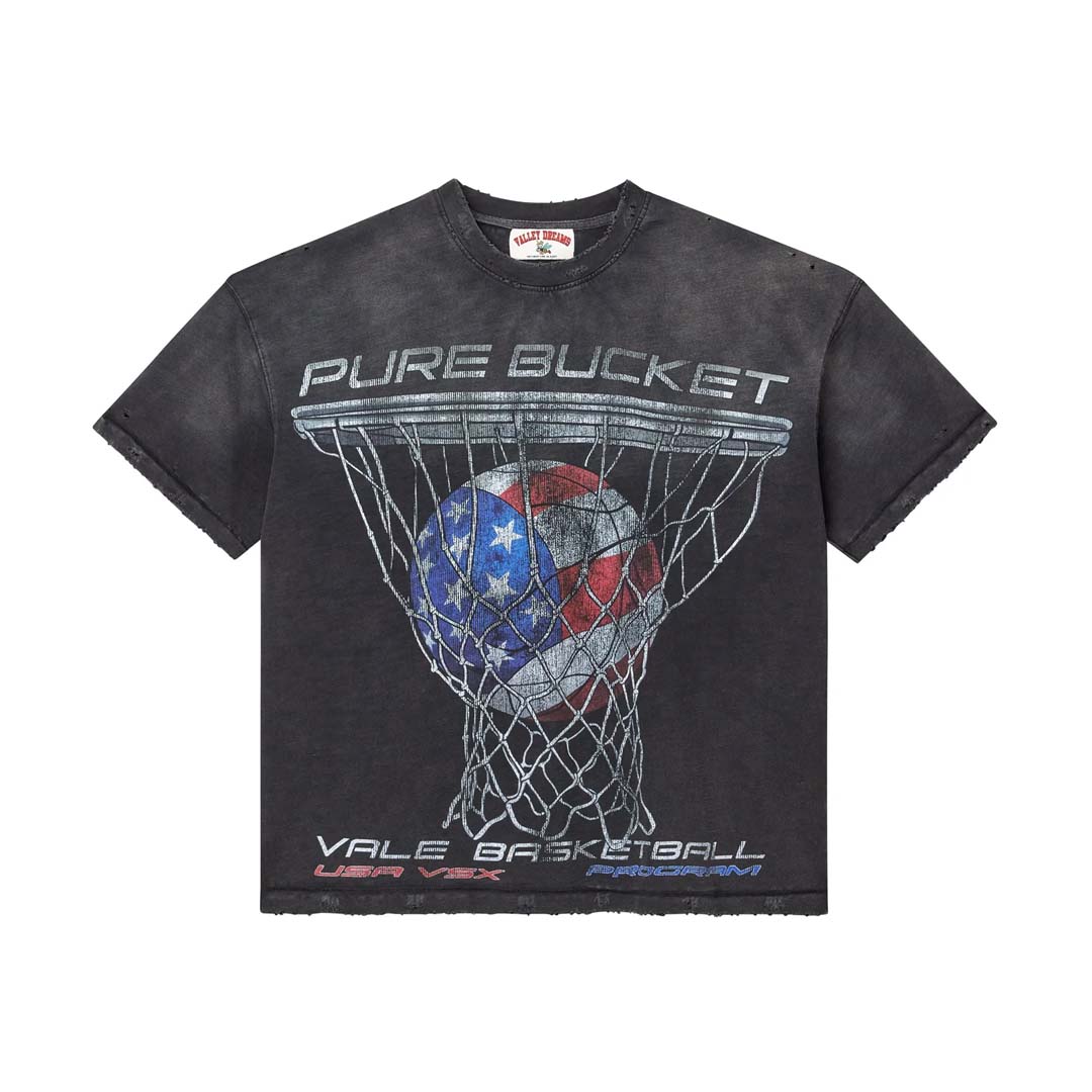 Vale Forever Pure Bucket Faded Black Tee
