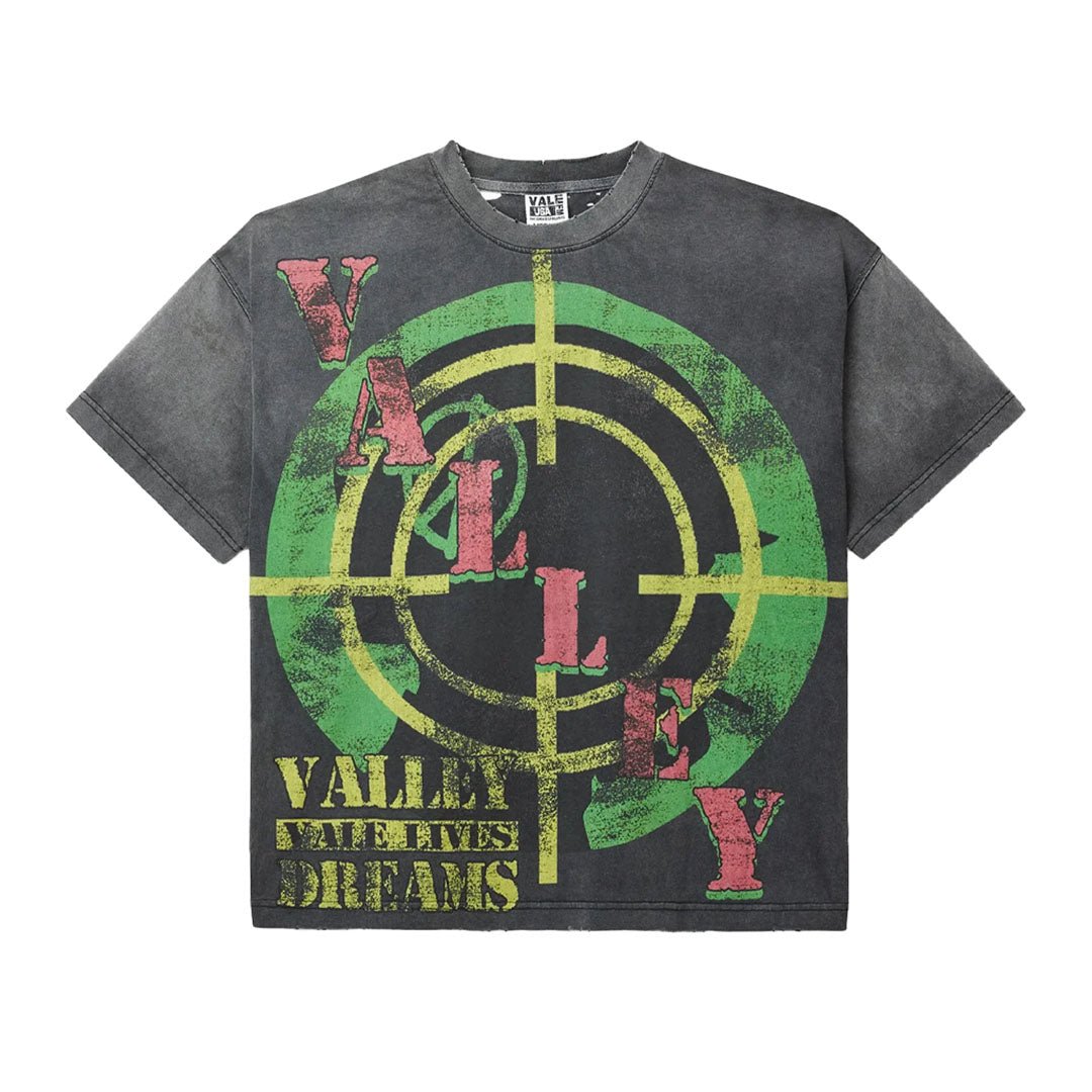 Vale Forever Target Faded Black Tee